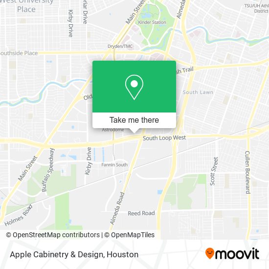 Mapa de Apple Cabinetry & Design