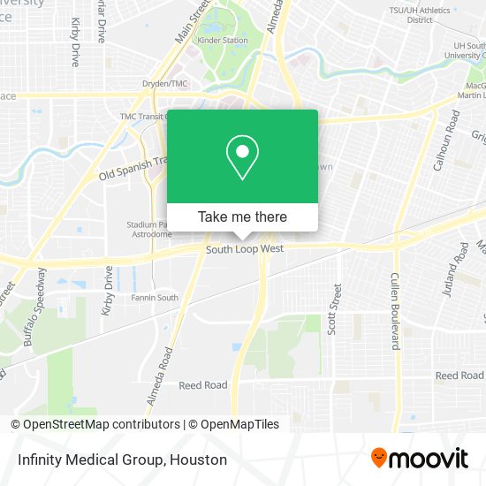 Mapa de Infinity Medical Group