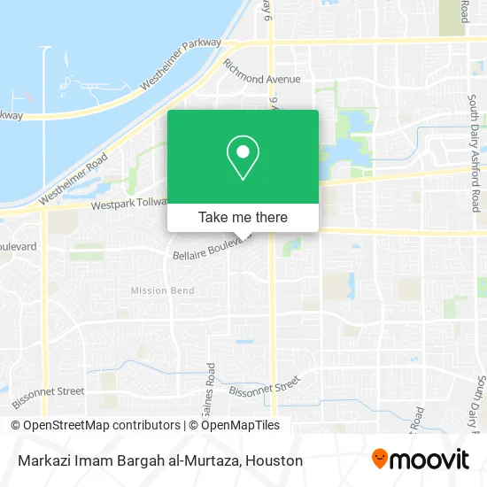 Mapa de Markazi Imam Bargah al-Murtaza