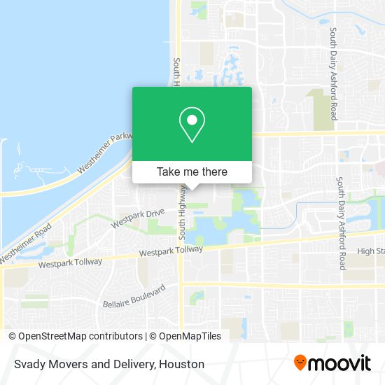 Mapa de Svady Movers and Delivery