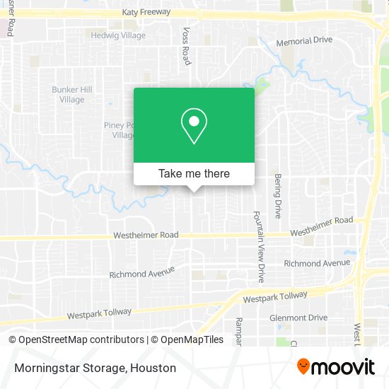 Morningstar Storage map