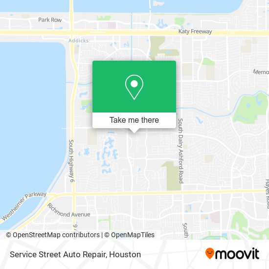 Service Street Auto Repair map