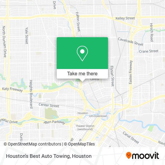 Mapa de Houston's Best Auto Towing