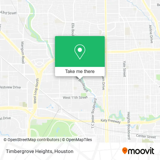 Mapa de Timbergrove Heights