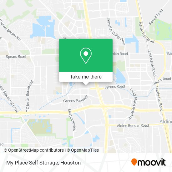 Mapa de My Place Self Storage