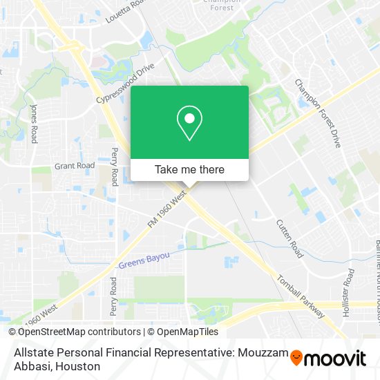 Mapa de Allstate Personal Financial Representative: Mouzzam Abbasi