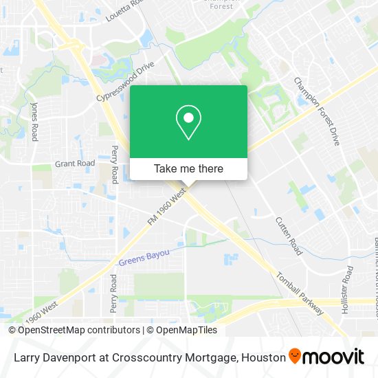 Larry Davenport at Crosscountry Mortgage map