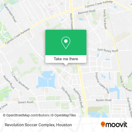 Revolution Soccer Complex map