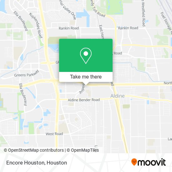 Encore Houston map