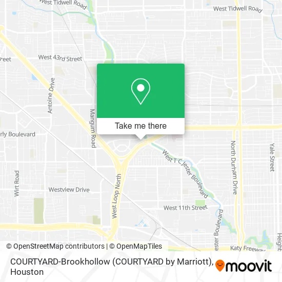 Mapa de COURTYARD-Brookhollow (COURTYARD by Marriott)