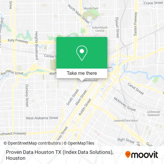 Proven Data Houston TX (Index Data Solutions) map