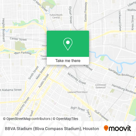 BBVA Stadium (Bbva Compass Stadium) map