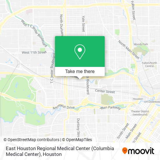 East Houston Regional Medical Center (Columbia Medical Center) map