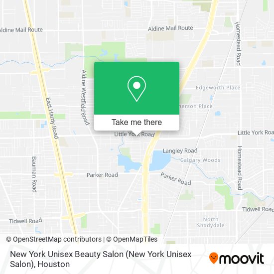 New York Unisex Beauty Salon map