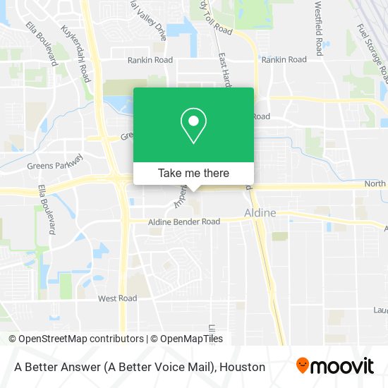 A Better Answer (A Better Voice Mail) map