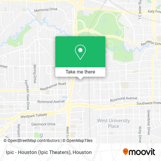 Ipic - Houston (Ipic Theaters) map