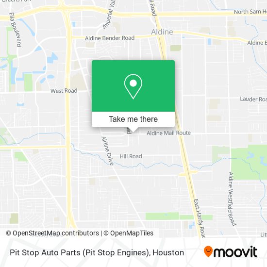 Mapa de Pit Stop Auto Parts (Pit Stop Engines)