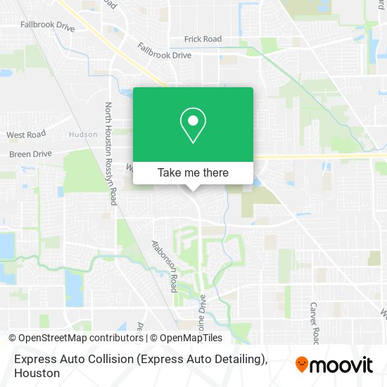 Mapa de Express Auto Collision (Express Auto Detailing)