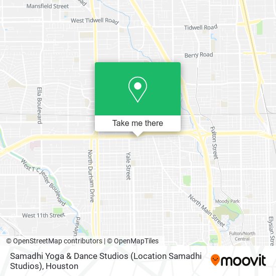Mapa de Samadhi Yoga & Dance Studios (Location Samadhi Studios)