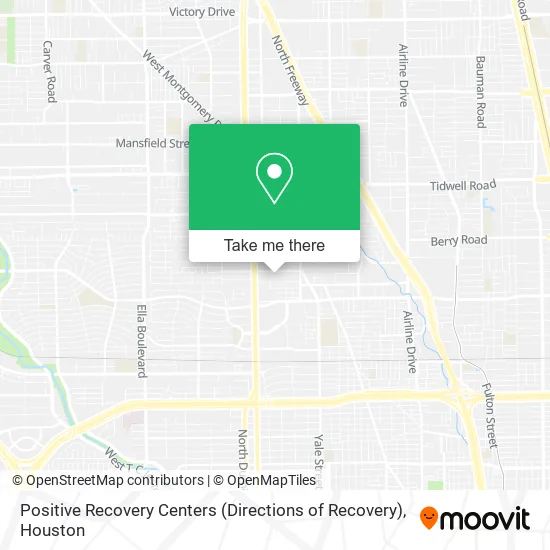 Positive Recovery Centers (Directions of Recovery) map