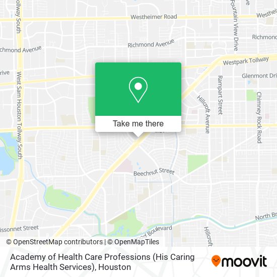 Mapa de Academy of Health Care Professions (His Caring Arms Health Services)