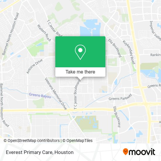 Everest Primary Care map