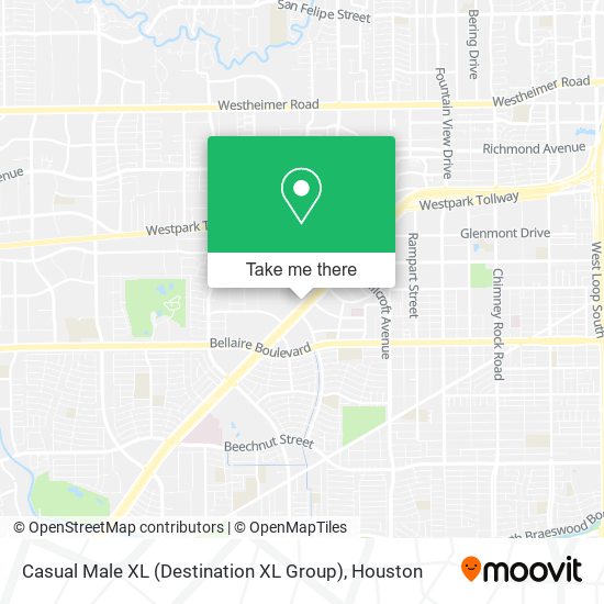 Mapa de Casual Male XL (Destination XL Group)