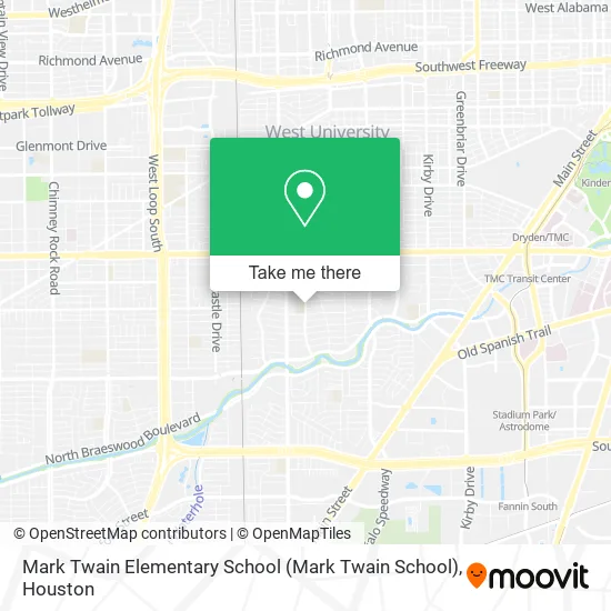 Mark Twain Elementary School map