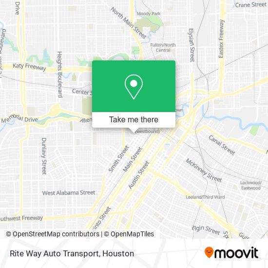 Rite Way Auto Transport map