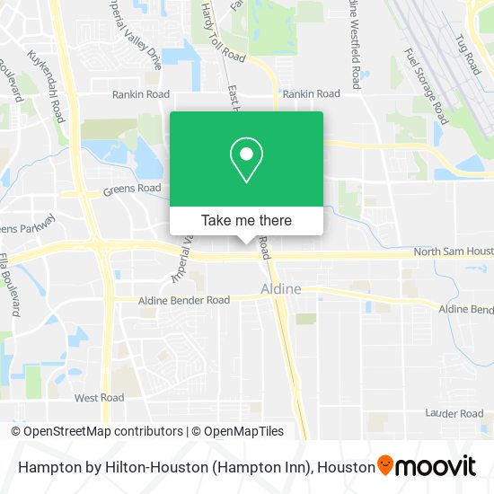Mapa de Hampton by Hilton-Houston (Hampton Inn)