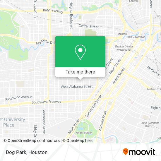 Mapa de Dog Park