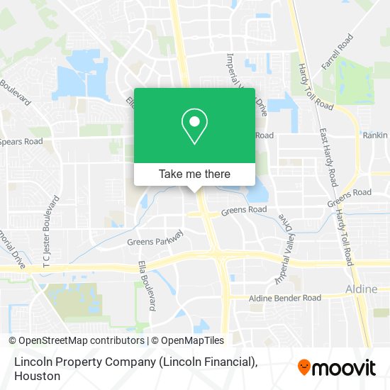 Mapa de Lincoln Property Company (Lincoln Financial)