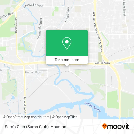 Sam's Club (Sams Club) map