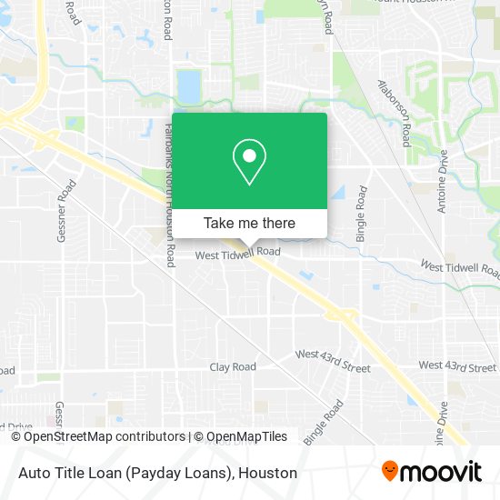 Auto Title Loan (Payday Loans) map