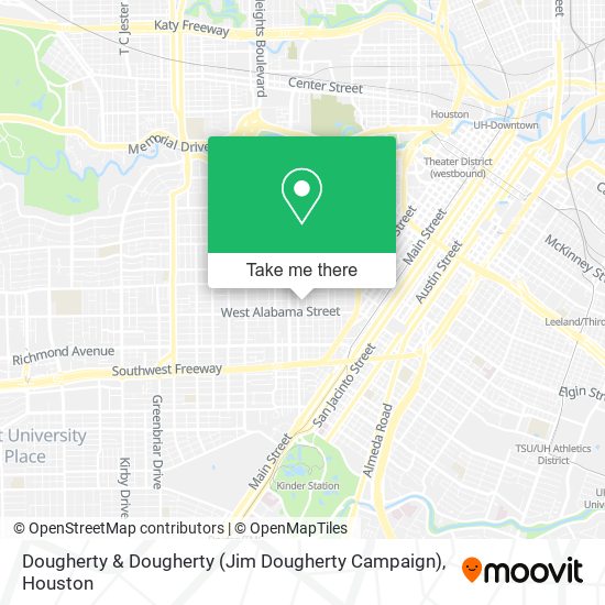 Dougherty & Dougherty (Jim Dougherty Campaign) map