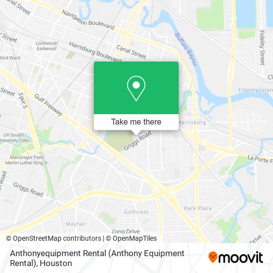 Mapa de Anthonyequipment Rental (Anthony Equipment Rental)