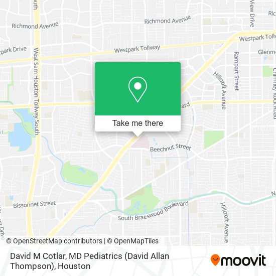 David M Cotlar, MD Pediatrics (David Allan Thompson) map