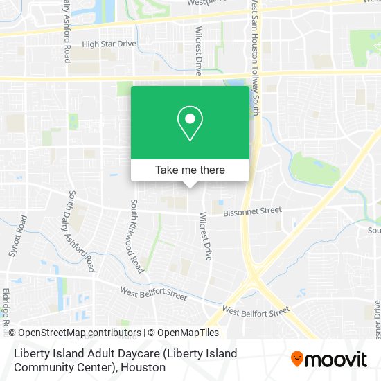 Liberty Island Adult Daycare (Liberty Island Community Center) map