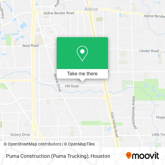 Mapa de Puma Construction (Puma Trucking)