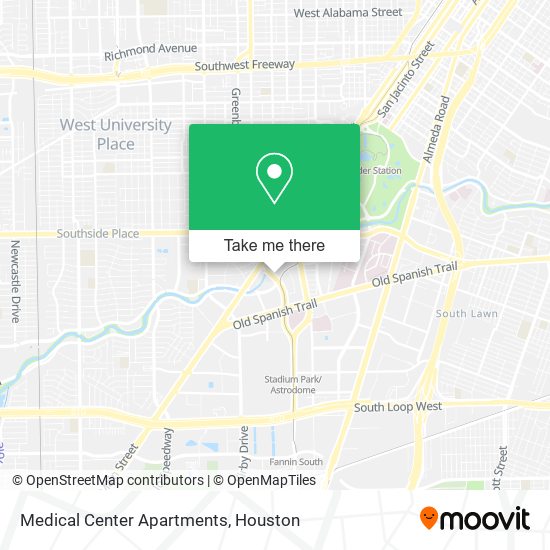 Medical Center Apartments map