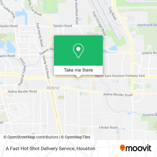 A Fast Hot Shot Delivery Service map