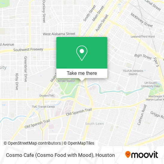 Cosmo Cafe (Cosmo Food with Mood) map