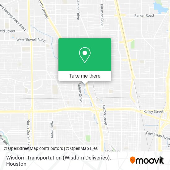 Mapa de Wisdom Transportation (Wisdom Deliveries)