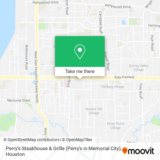 Perry's Steakhouse & Grille (Perry's in Memorial City) map