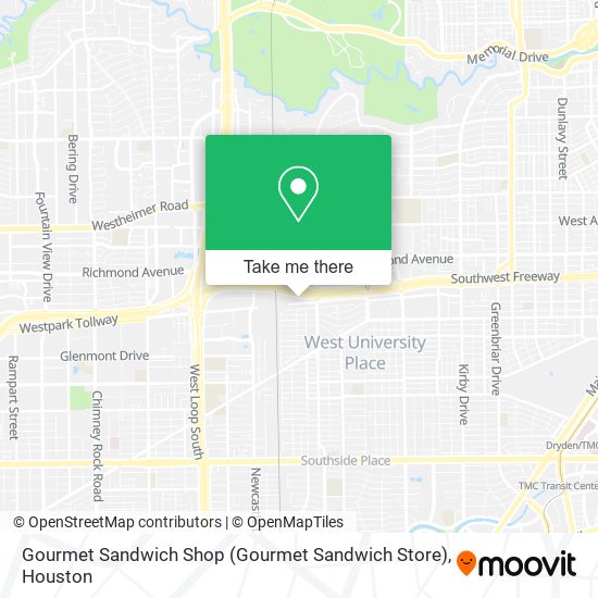 Mapa de Gourmet Sandwich Shop (Gourmet Sandwich Store)