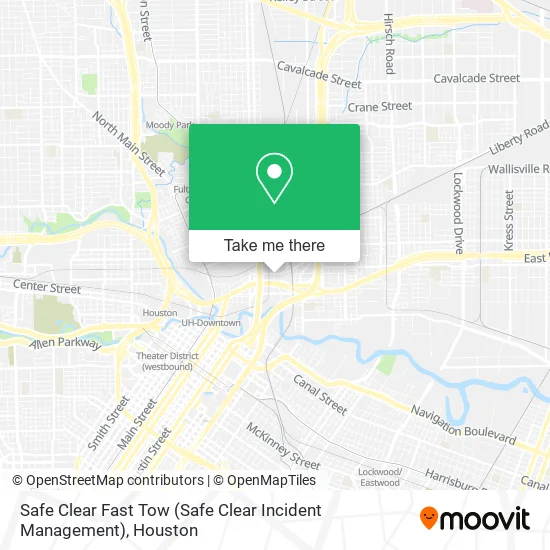 Safe Clear Fast Tow (Safe Clear Incident Management) map