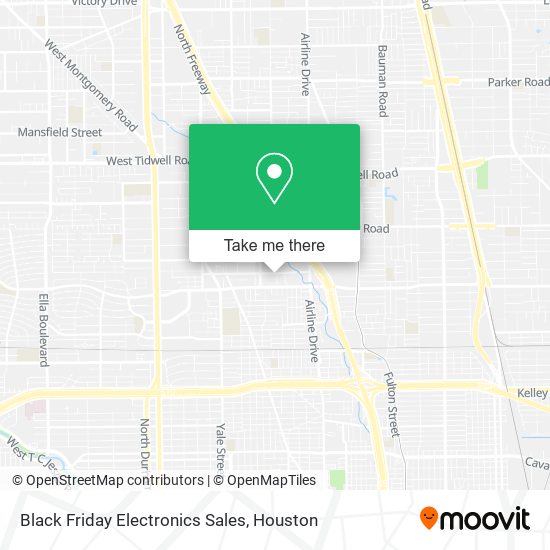 Black Friday Electronics Sales map