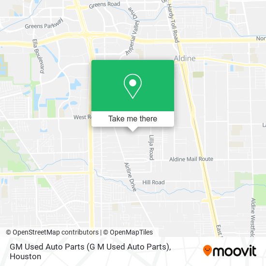 Mapa de GM Used Auto Parts (G M Used Auto Parts)