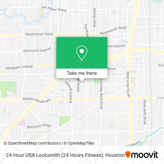 Mapa de 24 Hour USA Locksmith (24 Hours Fitness)