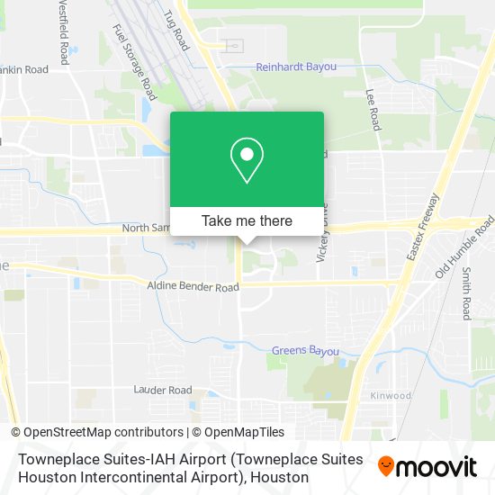 Towneplace Suites-IAH Airport (Towneplace Suites Houston Intercontinental Airport) map